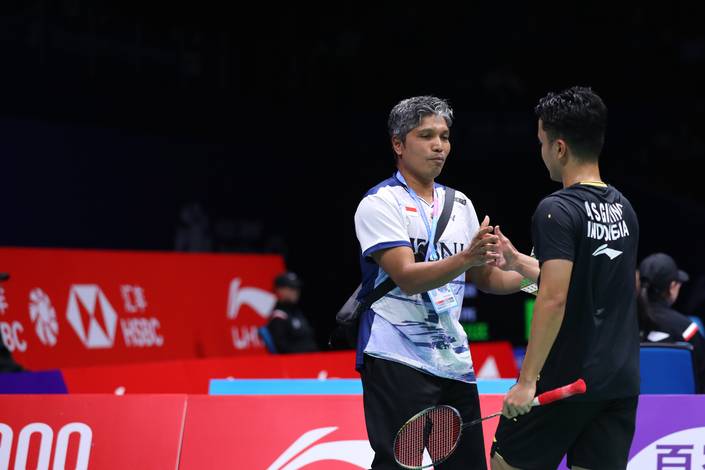 Irwansyah & Anthony Sinisuka Ginting (Humas PP PBSI) Irwansyah & Anthony Sinisuka Ginting (Humas PP PBSI)