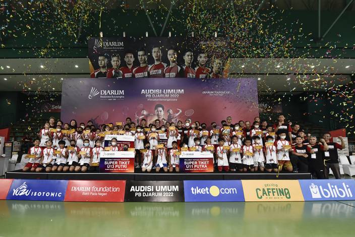 Para Peraih Super Tiket Audisi Umum PB Djarum 2022 (PB Djarum) Para Peraih Super Tiket Audisi Umum PB Djarum 2022 (PB Djarum)