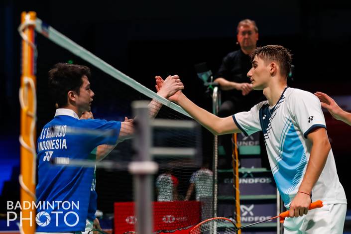 Kevin Sanjaya Sukamuljo & Christo Popov (Badminton Photo/Mikael Ropars) Kevin Sanjaya Sukamuljo & Christo Popov (Badminton Photo/Mikael Ropars)
