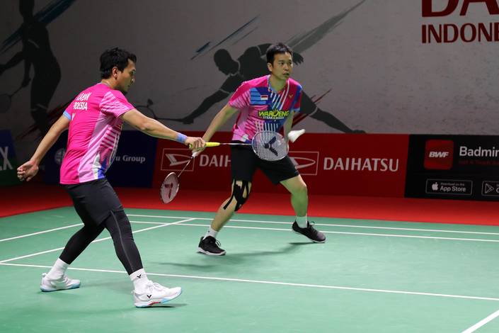 Mohammad Ahsan/Hendra Setiawan (Djarum Badminton) Mohammad Ahsan/Hendra Setiawan (Djarum Badminton)