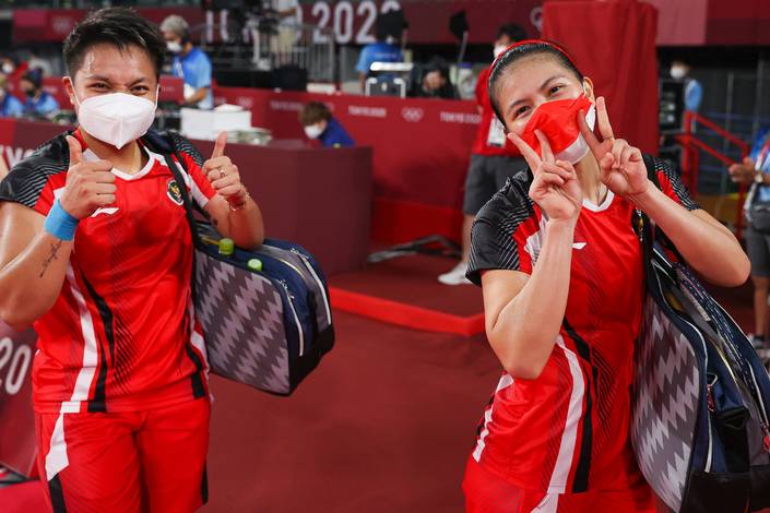 Apriyani Rahayu & Greysia Polii (Foto: BADMINTONPHOTO/Yves Lacroix)