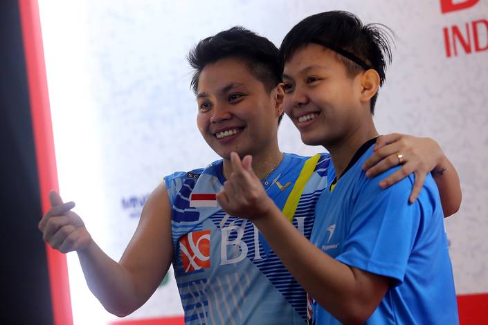 Apriyani Rahayu/Siti Fadia Silva Ramadhanti (Djarum Badminton) Apriyani Rahayu/Siti Fadia Silva Ramadhanti (Djarum Badminton)