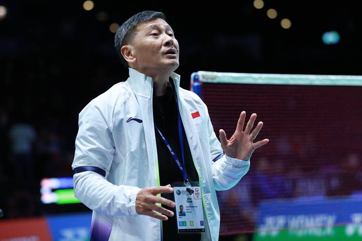 Kepala Pelatih Tunggal Putra Indonesia, Hendri Saputra. Kepala Pelatih Tunggal Putra Indonesia, Hendri Saputra.