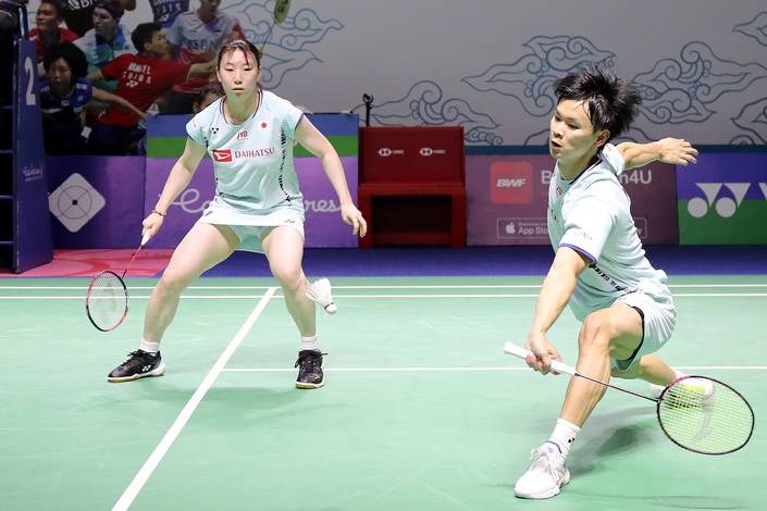 Arisa Higashino & Yuta Watanabe (Djarum Badminton) Arisa Higashino & Yuta Watanabe (Djarum Badminton)