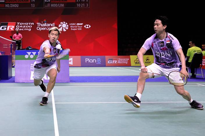 Marcus Fernaldi Gideon/Kevin Sanjaya Sukamuljo (Humas PP PBSI) Marcus Fernaldi Gideon/Kevin Sanjaya Sukamuljo (Humas PP PBSI)