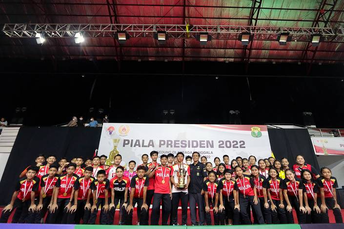 Jawa Tengah juara umum Piala Presiden 2022 (Djarum Badminton) Jawa Tengah juara umum Piala Presiden 2022 (Djarum Badminton)