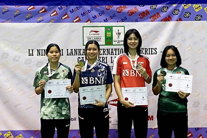 Siti Zulaikha, Ruzana, Chiara Marvella Handoyo, & Deswanti Hujansih Nurtertiati (Humas PP PBSI) Siti Zulaikha, Ruzana, Chiara Marvella Handoyo, & Deswanti Hujansih Nurtertiati (Humas PP PBSI)