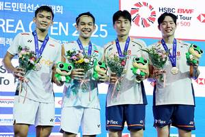Kim Won Ho/Seo Seung Jae & Fajar Alfian/Muhammad Shohibul Fikri (Humas PP PBSI)