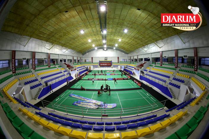 Suasana persiapan GOR KONI, Bandung. Suasana persiapan GOR KONI, Bandung.