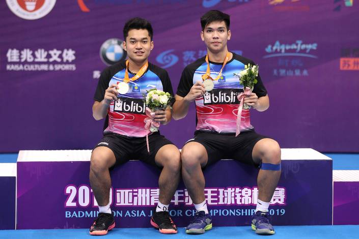 Leo Rolly Carnando/Daniel Marthin (Indonesia) keluar sebagai juara Asia Junior Championships 2019. Leo Rolly Carnando/Daniel Marthin (Indonesia) keluar sebagai juara Asia Junior Championships 2019.