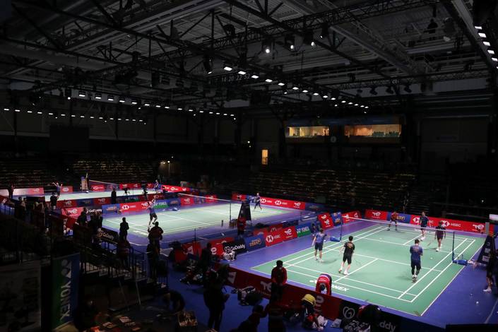 Energia Areena di Vantaa, Finlandia tempat berlangsungnya perebutan Piala Sudirman XVII/2021. (Tim Humas dan Media PP PBSI) Energia Areena di Vantaa, Finlandia tempat berlangsungnya perebutan Piala Sudirman XVII/2021. (Tim Humas dan Media PP PBSI)