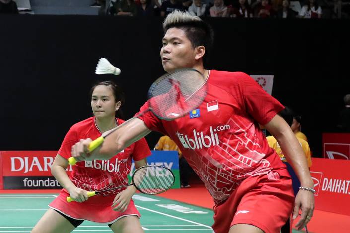 Melati Daeva Oktavianti & Praveen Jordan (Djarum Badminton) Melati Daeva Oktavianti & Praveen Jordan (Djarum Badminton)