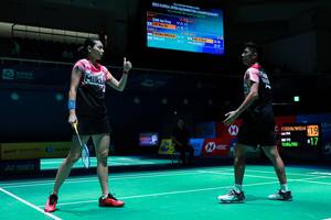 Gloria Emanuelle Widjaja & Dejan Ferdinansyah (Humas PP PBSI)