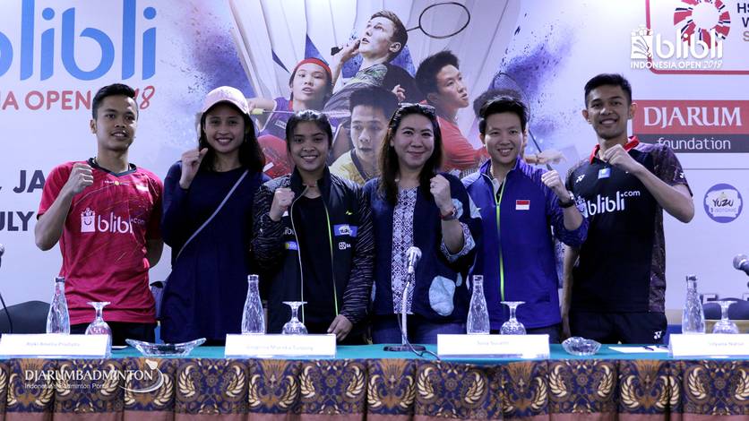 Blibli Indonesia Open Press Conference 2018  Blibli Indonesia Open Press Conference 2018