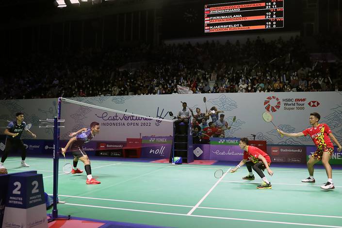 Bagas Maulana/Muhammad Shohibul Fikri & Fajar Alfian/Muhammad Rian Ardianto (Djarum Badminton) Bagas Maulana/Muhammad Shohibul Fikri & Fajar Alfian/Muhammad Rian Ardianto (Djarum Badminton)