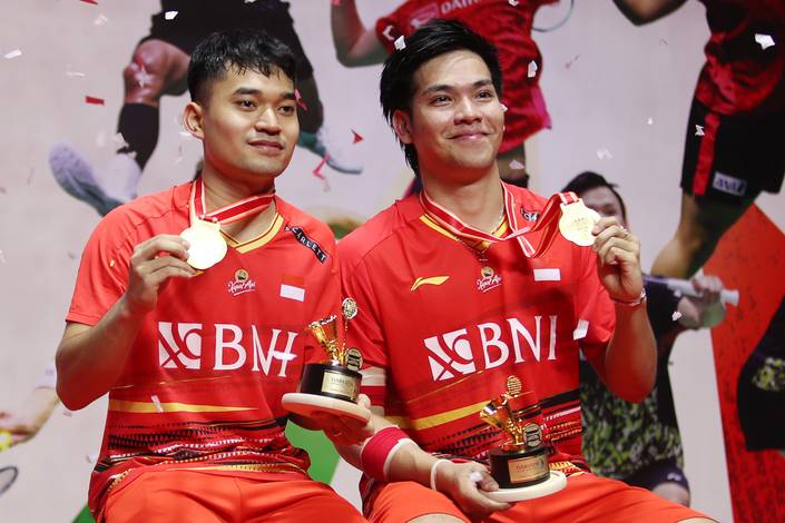 Leo Rolly Carnando (Djarum Badminton) Leo Rolly Carnando (Djarum Badminton)