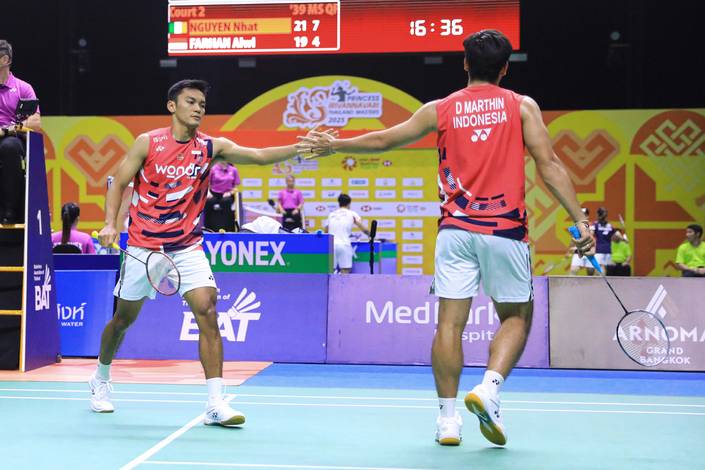 Muhammad Shohibul Fikri/Daniel Marthin (Humas PP PBSI)