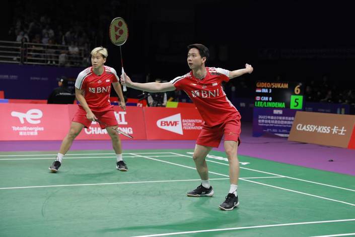 Marcus Fernaldi Gideon/Kevin Sanjaya Sukamuljo (Humas PP PBSI) Marcus Fernaldi Gideon/Kevin Sanjaya Sukamuljo (Humas PP PBSI)