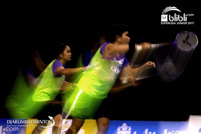Nita Violina Marwah/Putri Syaikah saat tampil di kejuaraan Blibli Superliga Junior 2017. Nita Violina Marwah/Putri Syaikah saat tampil di kejuaraan Blibli Superliga Junior 2017.