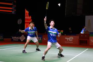 Marcus Fernaldi Gideon & Kevin Sanjaya Sukamuljo (Humas PP PBSI)