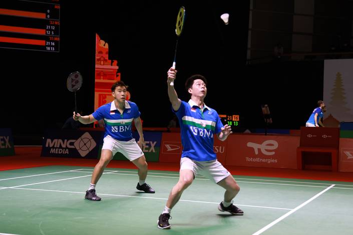 Marcus Fernaldi Gideon & Kevin Sanjaya Sukamuljo (Humas PP PBSI) Marcus Fernaldi Gideon & Kevin Sanjaya Sukamuljo (Humas PP PBSI)