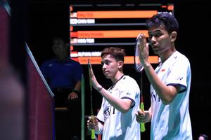 Muhammad Rian Ardianto & Fajar Alfian (Humas PP PBSI)