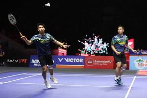 Sabar Karyaman Gutama/Moh Reza Pahlevi (Djarum Badminton/Edward Luhukay)