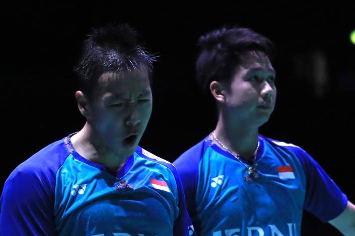 Marcus Fernaldi Gideon & Kevin Sanjaya Sukamuljo (Humas PP PBSI)