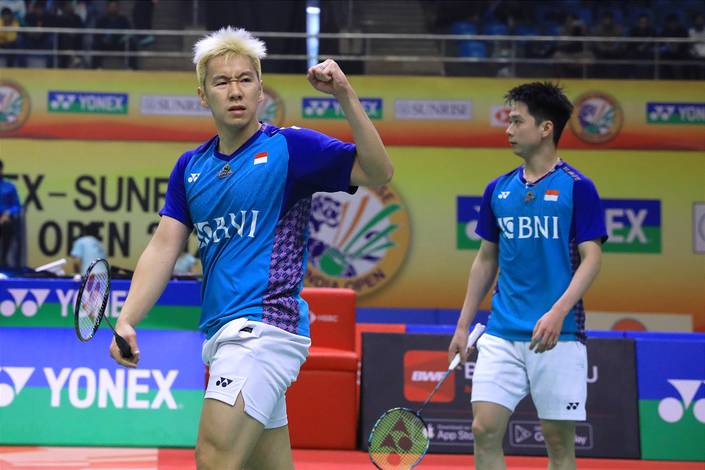 Marcus Fernaldi Gideon & Kevin Sanjaya Sukamuljo (Humas PP PBSI) Marcus Fernaldi Gideon & Kevin Sanjaya Sukamuljo (Humas PP PBSI)