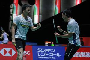Hendra Setiawan & Mohammad Ahsan (Humas PP PBSI)