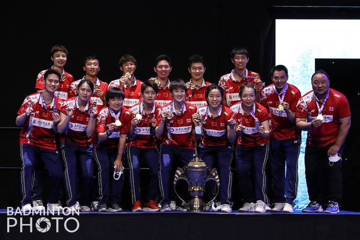 China Juara Piala Sudirman 2021 (Foto: Badminton Photo/Jnanesh Salian) China Juara Piala Sudirman 2021 (Foto: Badminton Photo/Jnanesh Salian)