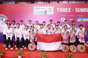 Indonesia Runner-up World Junior Mixed Team Championships 2025 (Humas PP PBSI)