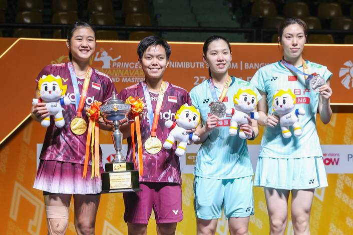 Amallia Cahaya Pratisi/Siti Fadia Silva Ramadhanti & Bao Li Jing/Li Yi Jing (Humas PP PBSI)