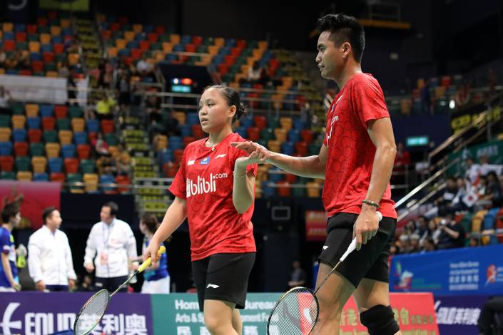 Kekompakan Tontowi Ahmad/Winny Oktavina Kandow (Indonesia). Kekompakan Tontowi Ahmad/Winny Oktavina Kandow (Indonesia).