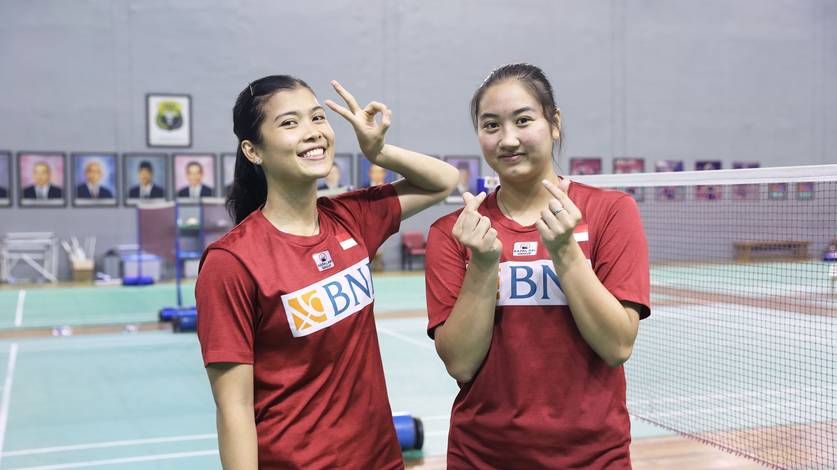 Ganda putri Indonesia, Yulfira Barkah/Febby Valencia Dwijayanti Gani. (Foto: PP PBSI) Ganda putri Indonesia, Yulfira Barkah/Febby Valencia Dwijayanti Gani. (Foto: PP PBSI)