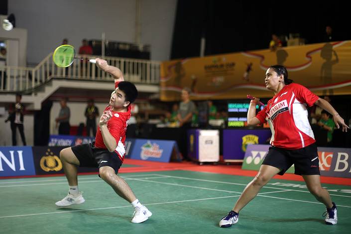 Darren Aurelius/Bernadine Anindya Wardana (Djarum Badminton) Darren Aurelius/Bernadine Anindya Wardana (Djarum Badminton)