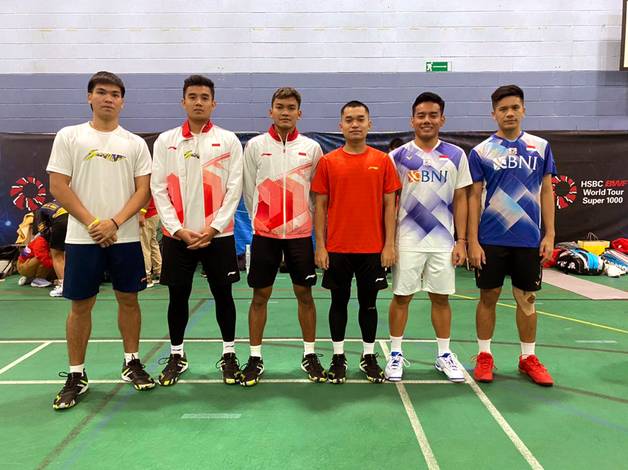 Tiga ganda putra Indonesia di All England 2022 (Humas PP PBSI)