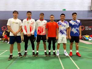 Tiga ganda putra Indonesia di All England 2022 (Humas PP PBSI)