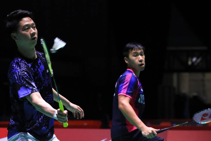 Kevin Sanjaya Sukamuljo & Marcus Fernaldi Gideon (Humas PP PBSI) Kevin Sanjaya Sukamuljo & Marcus Fernaldi Gideon (Humas PP PBSI)