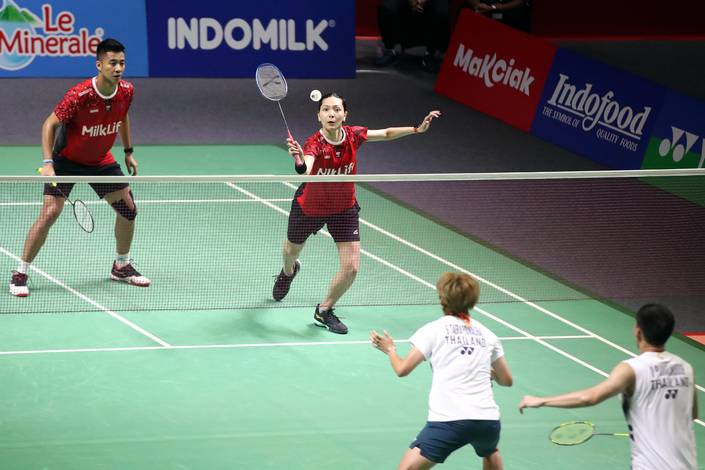 Dejan Ferdinansyah/Gloria Emanuelle Widjaja & Dechapol Puavaranukroh/Sapsiree Taerattanachai (Djarum Badminton) Dejan Ferdinansyah/Gloria Emanuelle Widjaja & Dechapol Puavaranukroh/Sapsiree Taerattanachai (Djarum Badminton)