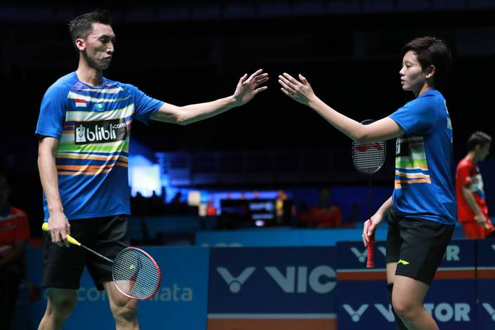 Kekompakan Ronald Alexander/Annisa Saufika (Indonesia). Kekompakan Ronald Alexander/Annisa Saufika (Indonesia).