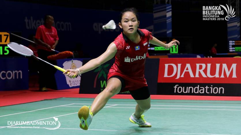 Ruselli Hartawan saat tampil di ajang Bangka Belitung Indonesia Masters 2018 BWF Tour Super 100. Ruselli Hartawan saat tampil di ajang Bangka Belitung Indonesia Masters 2018 BWF Tour Super 100.