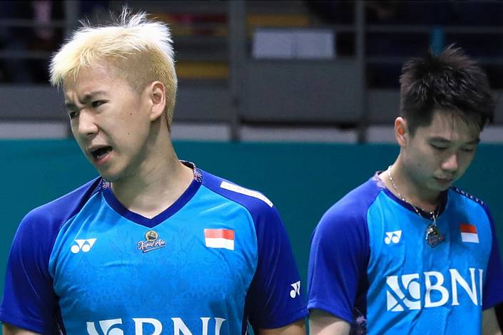 Marcus Fernaldi Gideon & Kevin Sanjaya Sukamuljo (Humas PP PBSI)