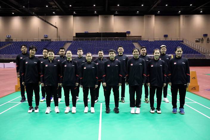 Tim bulu tangkis Indonesia pada BAMTC 2023 (Humas PP PBSI) Tim bulu tangkis Indonesia pada BAMTC 2023 (Humas PP PBSI)