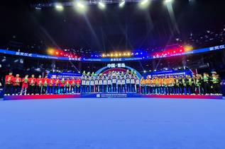 Podium beregu putra Badminton Asia Team Championships 2026 (Humas PP PBSI)