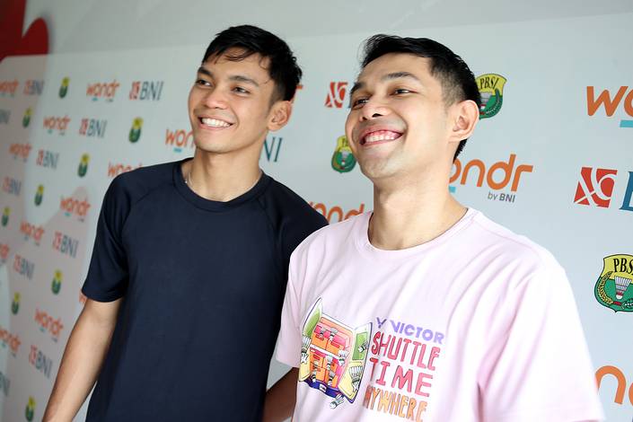 Muhammad Shohibul Fikri & Fajar Alfian (Djarum Badminton/Edward Luhukay) Muhammad Shohibul Fikri & Fajar Alfian (Djarum Badminton/Edward Luhukay)