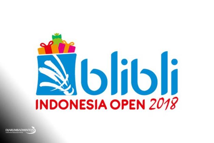 Logo Blibli.com Indonesia Open 2018 Logo Blibli.com Indonesia Open 2018