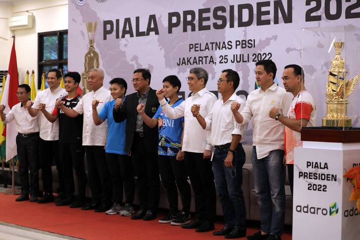 Jumpa pers rencana penyelenggaraan Piala Presiden 2022 (Humas PP PBSI) Jumpa pers rencana penyelenggaraan Piala Presiden 2022 (Humas PP PBSI)