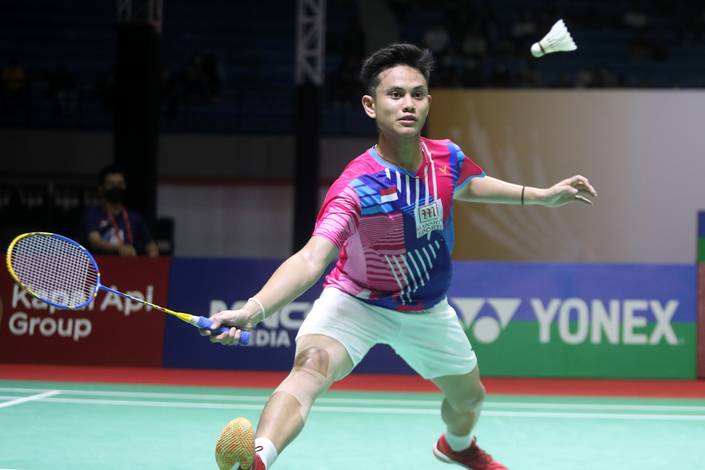 Iqbal Diaz Syahputra (Djarum Badminton) Iqbal Diaz Syahputra (Djarum Badminton)