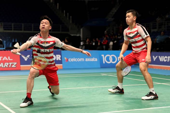 Kevin Sanjaya Sukamuljo/Marcus Fernaldi Gideon. (Foto: PBSI) Kevin Sanjaya Sukamuljo/Marcus Fernaldi Gideon. (Foto: PBSI)